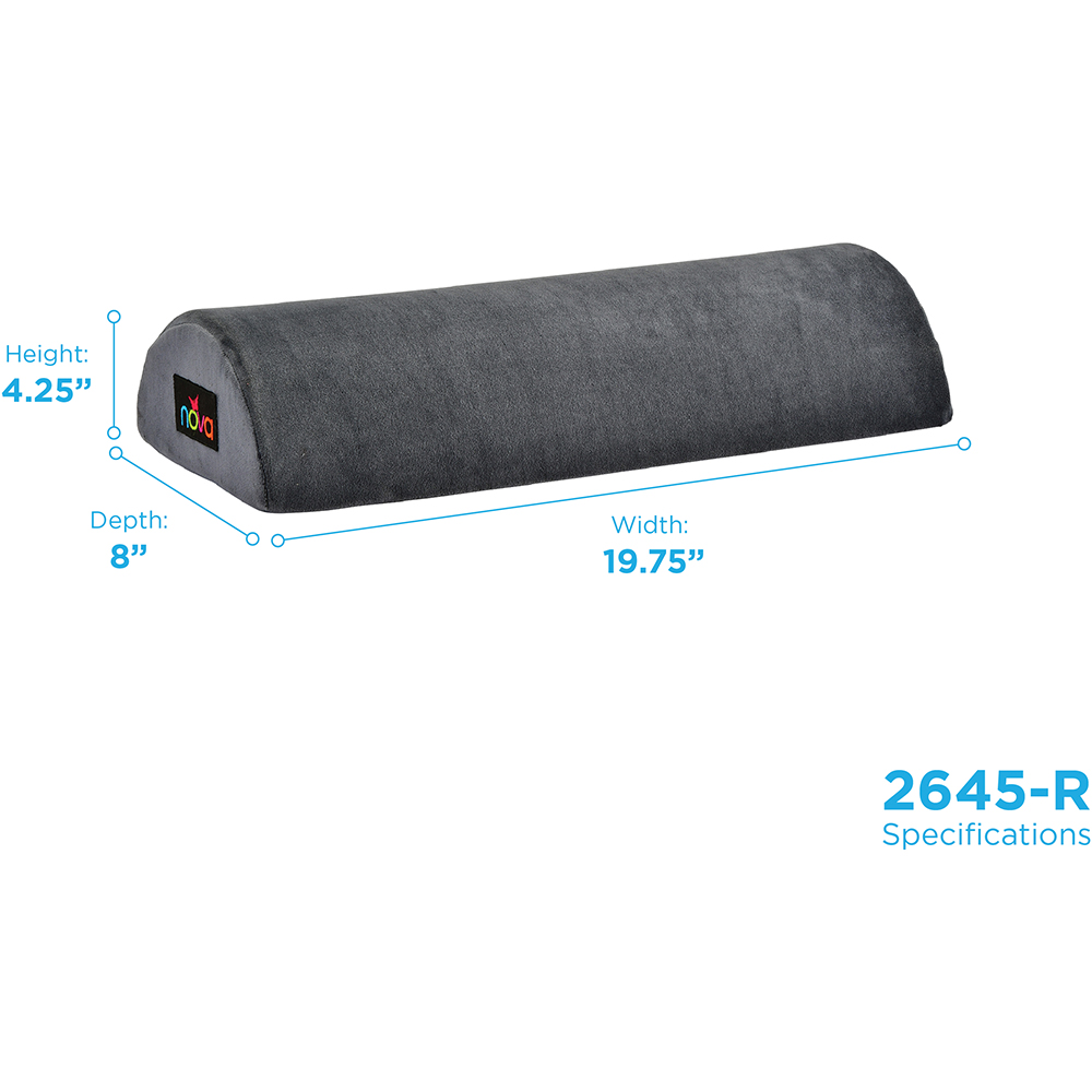 HALF ROLL PILLOW MEMORY FOAM